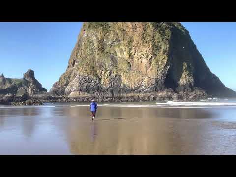 Haystack Rock Sneaker Wave gets us both