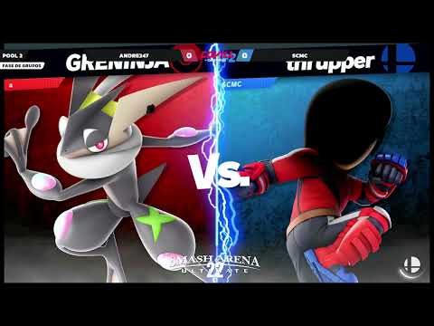 SAU22: Pools - TCV| Andre247 (Greninja) Vs. SCMC (Mii Brawler)
