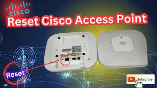 How to Hard reset Cisco Wireless Access Point - English