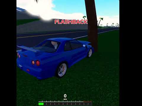 Nissan Skyline GTR R34 Flashbacks🚘#shorts #car #roblox #carcrash