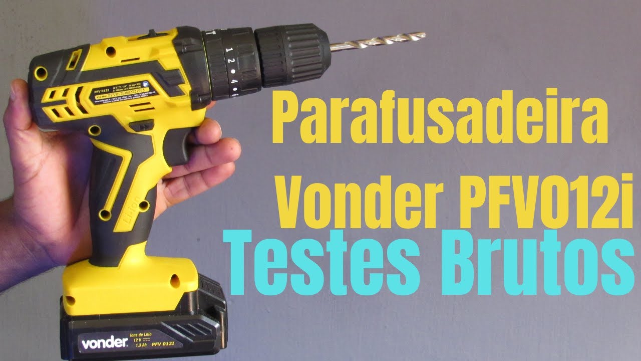 Watch Now Parafusadeira Furadeira de Impacto Vonder PFV012I Parafusadeira Furadeira de Impacto Vonder PFV012I
