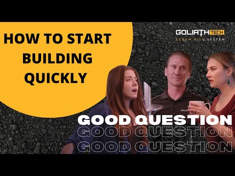 , title : 'How to start building quickly - GoliathTech Screw Piles
