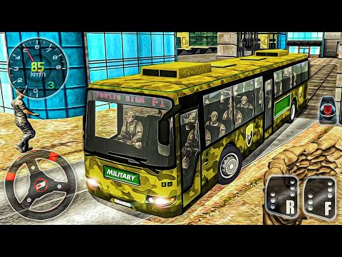 Military Coach Transporter Driving 3D - Army Bus Transporter Simulator - Best Android GamePlay