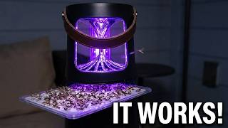 This Safe Suction Mosquito Trap Collects Insects Fast
