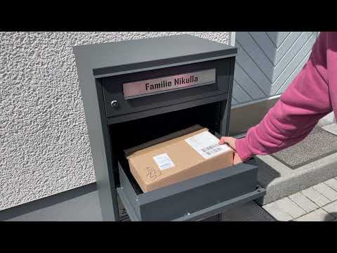 Die Metzler Paketbox Bispo 2 mit integriertem Briefkasten - Ihre Pakete rund um die Uhr empfangen!