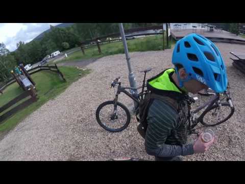 TSCNET Singltrek end of first day, dirty, happy;-) 20160617