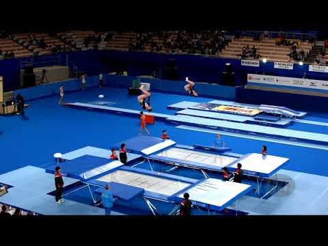 Belarus 1 (BLR) W - 2019 Trampoline Worlds, Tokyo (JPN) - Qualification Synchro R2