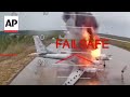 Ukraine Releases Video Of Its Drone Attack On Russia War Planes