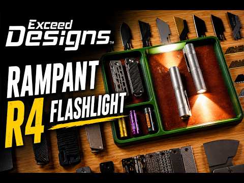 Exceed Designs Rampant R4 | The Most Intuitive EDC Flashlight?