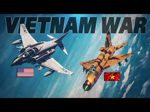 F-4 Phantom Vs Mig-21 Fishbed Dogfight | Vietnam War | Digital Combat Simulator | DCS |