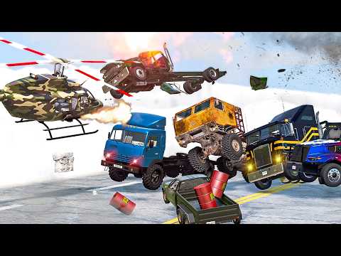 Mad Truck Race 3 | Extreme BeamNG.Drive Road Rage