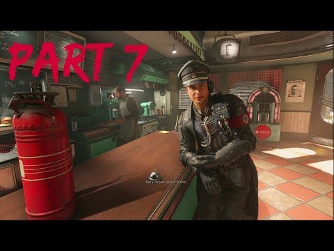 WOLFENSTEIN 2 THE NEW COLOSSUS Walkthrough Gameplay Part 7 - Roswell(Wolfenstein II)