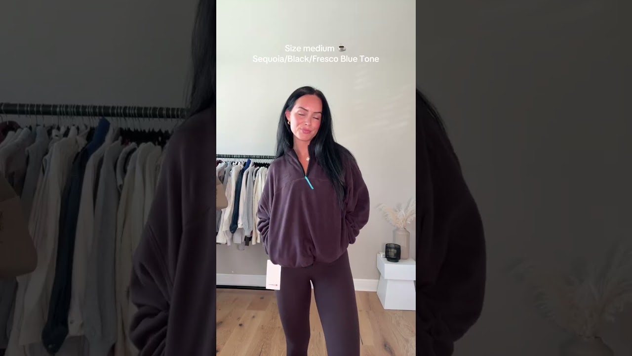 The new lululemon fleece half zips ☁️ I will have them 🔗 on my LTK in the lululemon section!