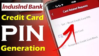Indusind Credit Card Pin Generation | Indus Mobile First Time Registration | Technical Manish