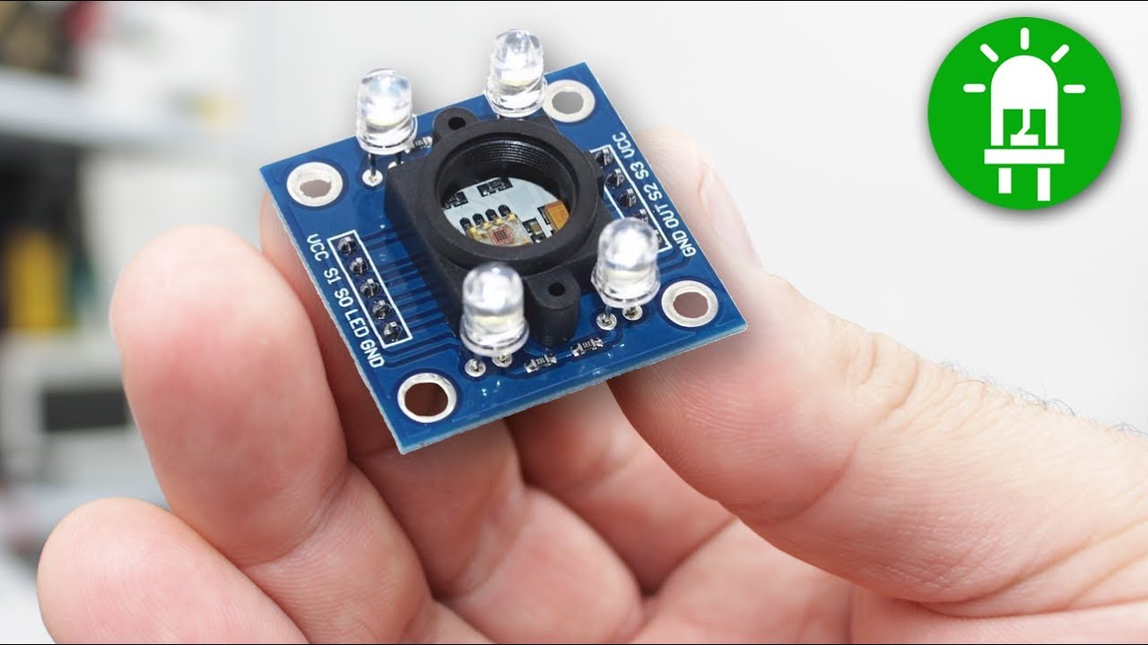 Como usar o SENSOR DE COR no Arduino (Como funciona ? Como se programa ?)
