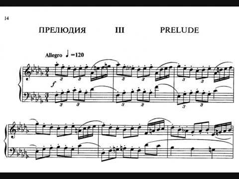 С. СЛОНИМСКИЙ Прелюдия и Фуга Ре b мажор