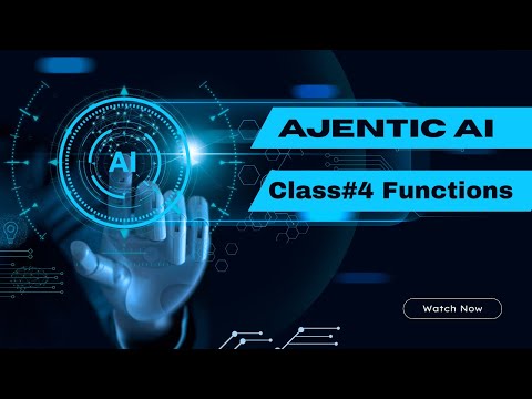Python Functions Return Statement Explained Agentic Ai Class 4 Beginner Tutorial