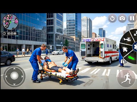 Ambulance City Rescue Simulator 3D – 911 US Emergency Ambulance Driving | Android Gameplay