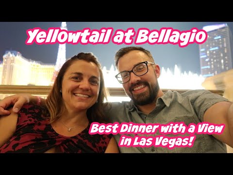 Yellowtail at Bellagio - BEST Dinner with a View in Las Vegas