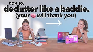 5-minute DECLUTTERING HACKS! ✨ declutter your digital & physical workspace!