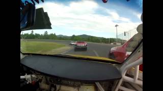 preview picture of video 'In Car View | Angels Heat Race at Riverside Speedway, Groveton NH June 16, 2012'