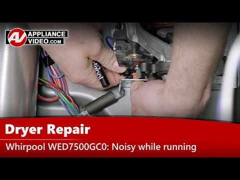 Whirlpool Dryer Repair - Will Not Run, Noise While Running - Idler Pulley
