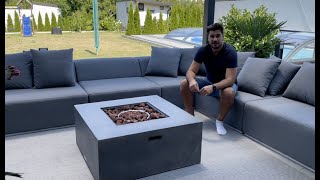 UNBOXING OUTFLEXX Feuertisch Teil 1 Aufbau und Instalation HD 1080p