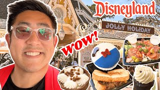 Disneyland’s Jolly Holiday is BACK! Is the new menu WORTH IT? | Disneyland Food Review!