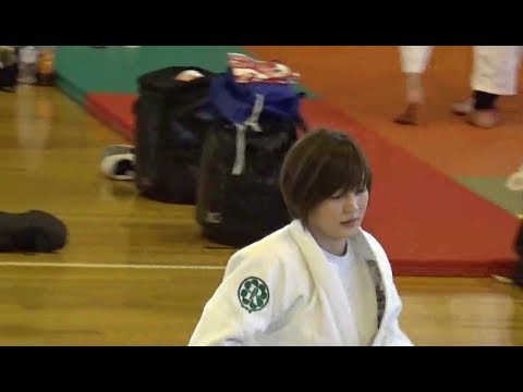 52kg級 角田夏実 寝技練習／柔道女子日本代表 強化合宿