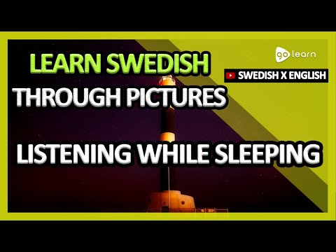 Learn Swedish Through Pictures |Swedish Vocabulary Listening While Sleeping | Golearn