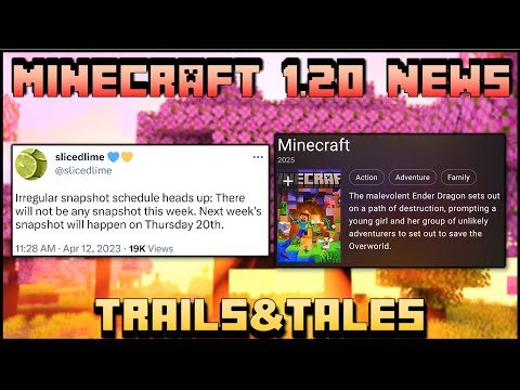 Minecraft 1.20 News - No Snapshot 23w15a & Minecraft Movie!