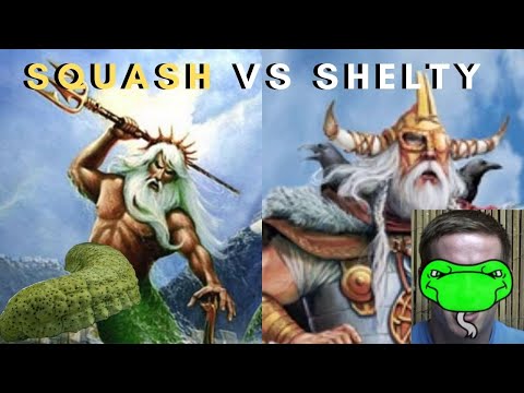 Squash (Poseidon) vs Shelty (Odin) - Age of Mythology: The Titans (Game 2)