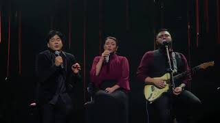 Martin Nievera with Robin and Zia “I’ll Be There For You.”