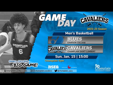 RSEQ D1 Basketball Masculin 🏀 Dawson @ Ch.-St-Lambert [2023-01-15]