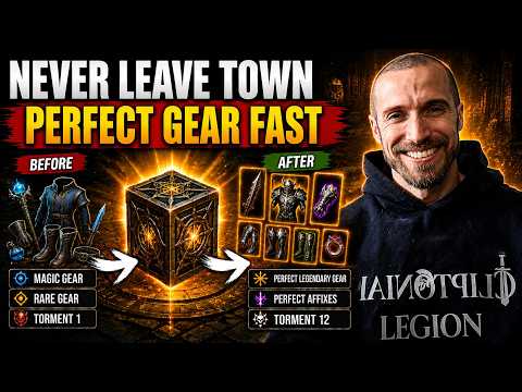 I Built PERFECT Gear Without Leaving Town In Diablo 4 Season 13!