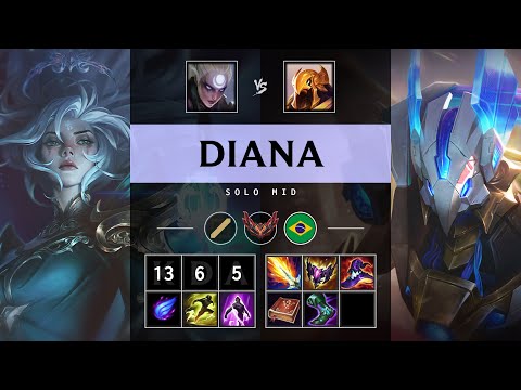 Diana Mid vs Azir - BR Grandmaster Patch 25.13