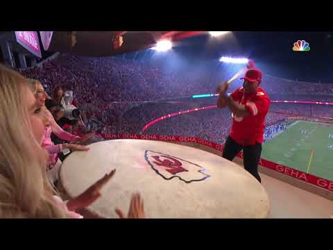 Arrowhead Stadium is out in full force tonight