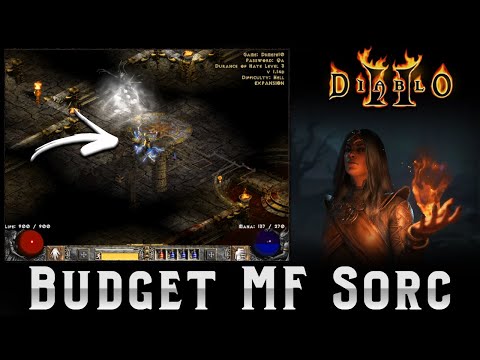 Budget Early Ladder MF Blizzard Sorc Build - MF Guide - Diablo 2