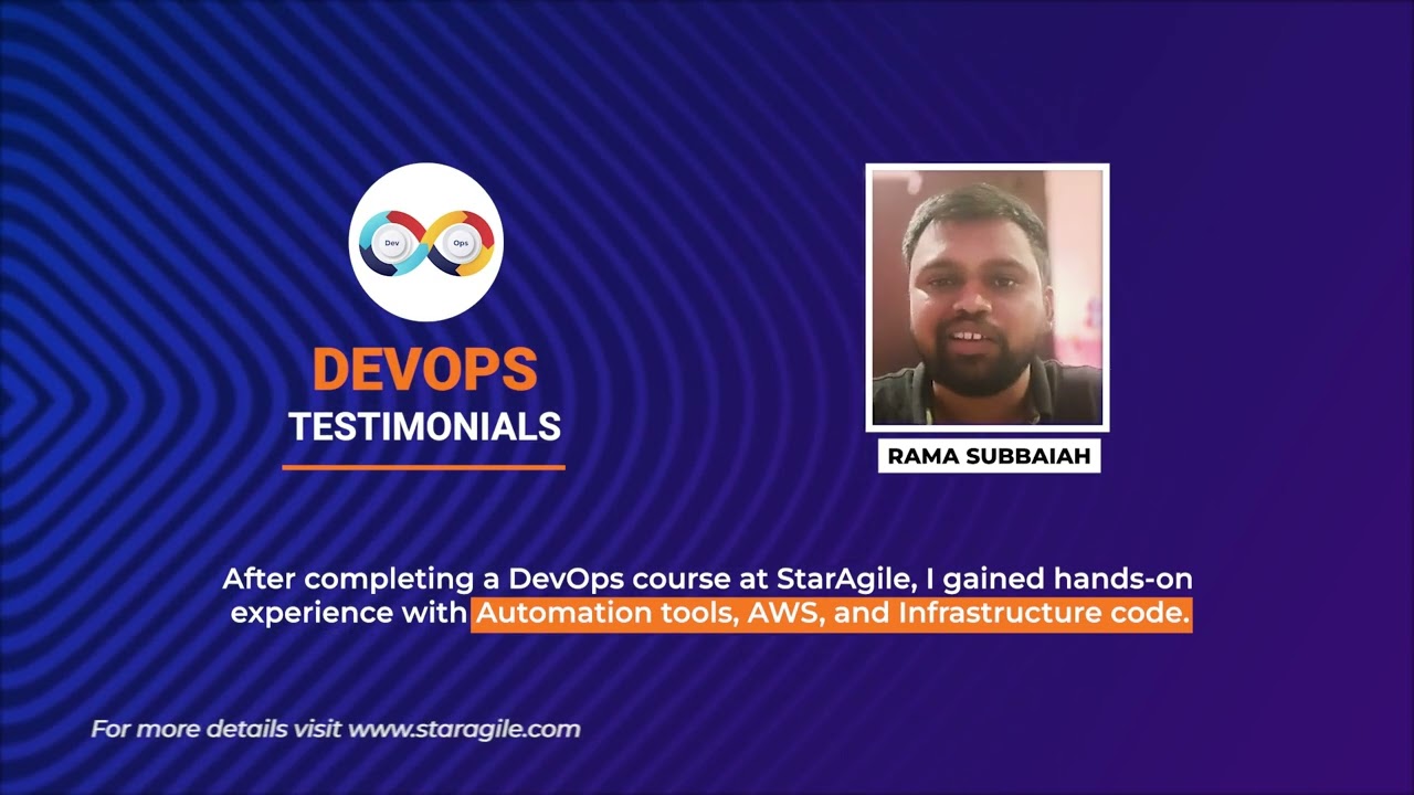 Kandi Rama subbaiah | DevOps Certification Course Review