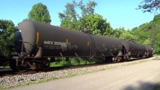 preview picture of video 'CSX Q541-31 struggles by Patrick, Kentucky - 5-31-2014'