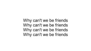 War - Why Can&#39;t We Be Friends? (Lyrics)