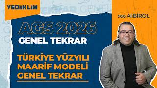 Türkiye Yüzyılı Maarif Modeli Genel Tekrar - Ali BİROL