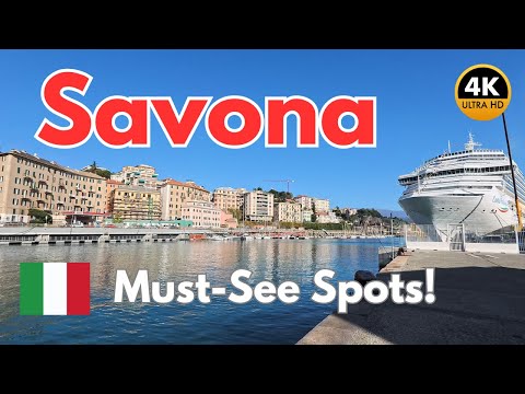 Savona, Italy 🇮🇹 4K Walking Tour - October 2024