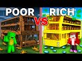 Mikey POOR Vs RICH JJ Bus Survival Battle In Minecraft Maizen