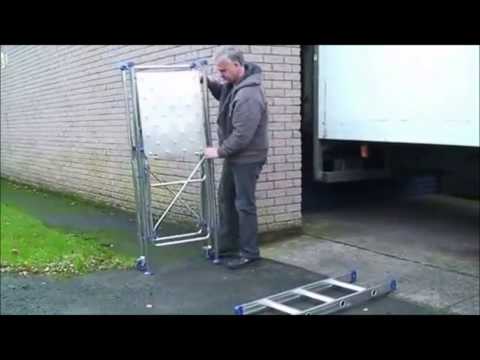 The LHG Aluminium Portable DIY Ladder Platform