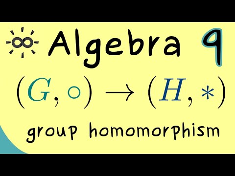 Algebra 9 | Group Homomorphisms