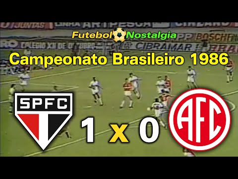 São Paulo 1 x 0 América-RJ - 15-02-1987 ( Campeonato Brasileiro 86 )