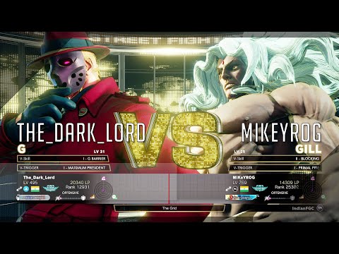 Online Onslaught 2020 - Season 2 SFV: CE MiKeYROG (Gill) Vs The_Dark_Lord (G) FT10