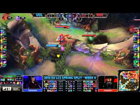 UOL vs Roccat | LCS EU 2015 Spring Split | 7. nap 4. meccs