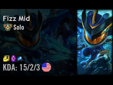 Fizz Mid vs Viktor - Solo - NA Challenger Patch 6.10
